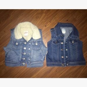 Girls Denim Vests